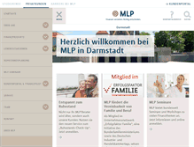 Tablet Screenshot of mlp-darmstadt.de